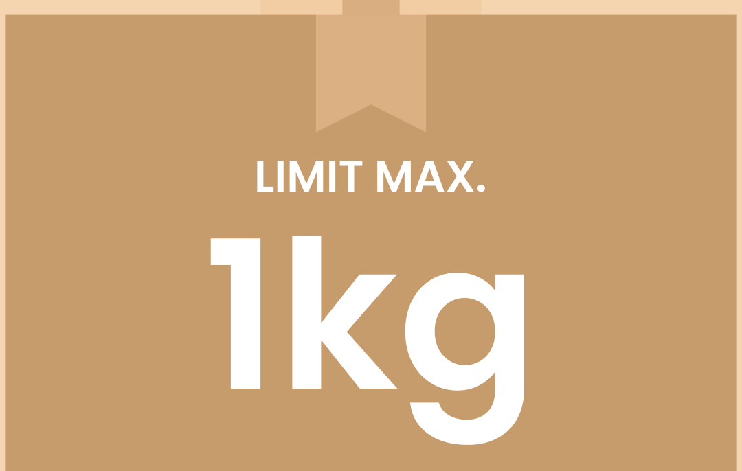 LIMIT MAX 1KG