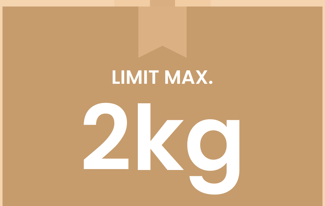 LIMIT MAX 2KG